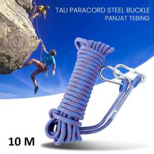 COD TaffSPORT Tali Paracord 10mm 10M Panjat Tebing Super Kuat Climbing Rope Steel