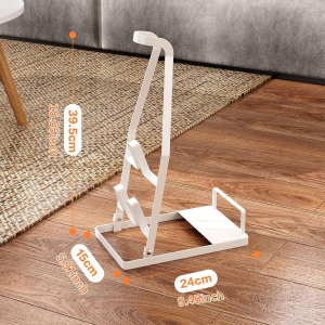 Metal Vacuum Cleaner Stand Holder Floor Household Vacuum Cleaner Storage Rack 3-In-1 Storage Mop And Broom for Home And Hotel Balconies