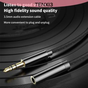 BUY 1-10 10m Long 3.5mm -plated Thickened Headphone Cable Audio Extended Adapter Cable Aux Computer Audio Cable Durable