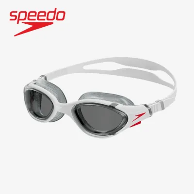 Speedo Unisexs Goggles - Biofuse 2.0 - White/(Smoke) - 8-00233214500