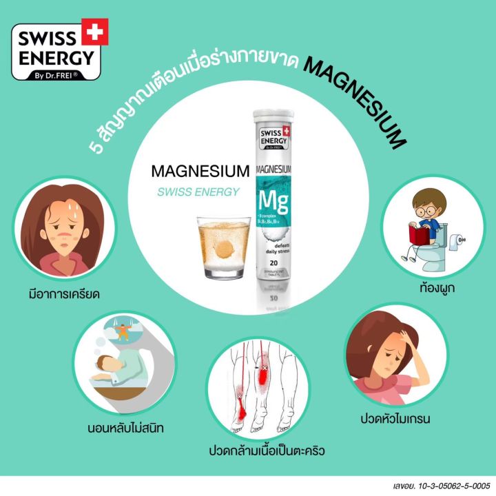 (โปรคู่ MG2 Multi2)Swiss Energy Magnesium + B / Swiss Energy Multi Vitamins ชุดวิตามินซื้อคู่ ราคาดีกว่าซื้อแยก