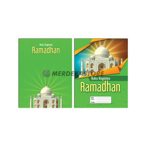 50 pcs Buku Agenda Kegiatan Bulan Ramadhan | HVS 32 Hal 16 x 21 Cm | Cahaya Alam