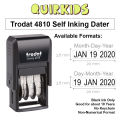 Trodat Printy 4810 Self Inking Date Stamp Dater. 