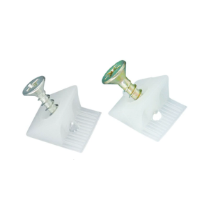 Furniture Mending Wedges with Screws Sagging Drawer Bottom Support Brackets Drawer Reinforcement Fastener Kit (50 Sets)