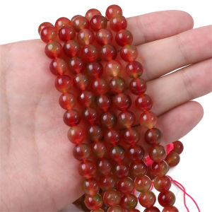 4/6/8/10mm Natural Stone Beads Watermelon Jade Round Loose Spacer Beads For Necklace Bracelet DIY Jewelry Making 15"（38cm）