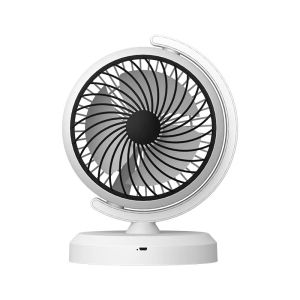 Taii New multifunctional desktop fill light globe air circulation fan home office dormitory USB rechargeable fan可充电空气循环扇