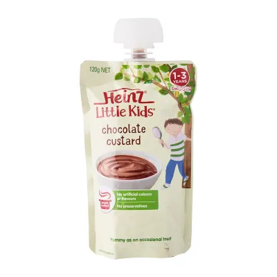 Heinz Little Kids Chocolate Custard Pouch