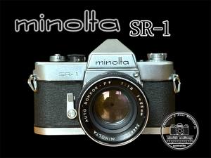 MINOLTA SR-1 MINOLTA AUTO ROKKOR-PF 55MM.F1.8 MD MOUNT
