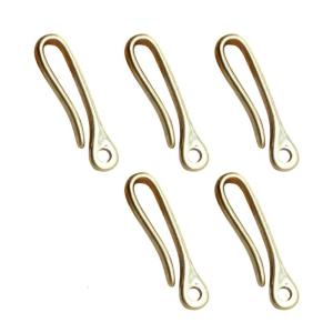 Portable Belt Clip Key Organizers With U Shape Brass Hook Sturdy Construction Accessory for Daily Key Storage Solution
