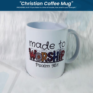 SAFYRE - Bible Verse Coffee Mug | Christian Gift | Inspirational Faith Mug