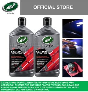 Turtle Wax HS Ceramic Polish & Wax T-53412 (2Pack)
