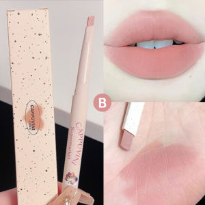 Cappuvini Lip Liner Ujung Datar Balsem Halus Kontur Riasan Bibir Pensil Bibir Lipstik -🌹Tamia