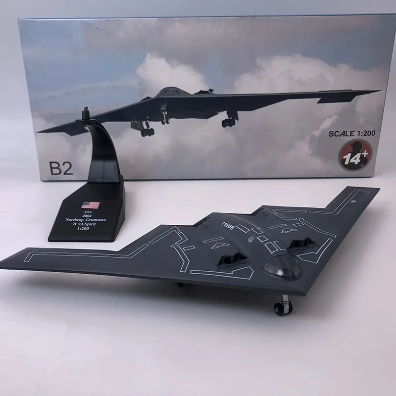 Diecast 1/200 Scale B2 USAF B-2A Bomber Aircraft Airplane Plane