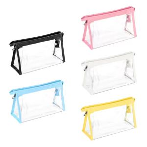 Transparent Student Pencil Case Office School Supplies Cosmetic Storage Bag Waterproof Pencil Bag Stationery Organizer Back to scholl