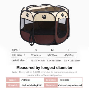 DL Kandang Kucing Besar Tenda Kucing Kandang Lipat Portable Rumah Kucing Kecil Untuk Melahirkan Jumbo Anjing Hewan Peliharaan