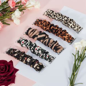 Women Scrunchie Elastic Watch Band For Apple Watch Ultra 2 Band 49mm 41mm 45mm 40mm 44mm 38mm 42mm Casual Women Strap Bracelet iWatch Series 10 9 8 7 SE 6 5 4 3 2 strap