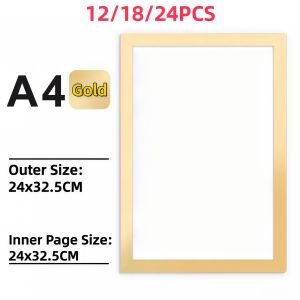 Magnetic Picture Photo Frame Certificate Magnetic Display Sticker Photo Office Adhesive Wall Frame