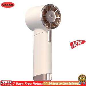 [VODF] Portable Handheld Turbo Fan Desktop Fan High Speed Small Pocket Fan USB Rechargeable Desktop Cooling Fan for Outdoor Activities Working