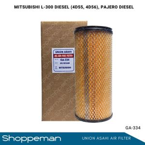 Union Asahi Oil-Air Fuel Filter GA-334 for Mitsubishi L-300 Diesel 4D55 4D56 Pajero Diesel MD603446
