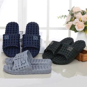Dép nhựa lỗ vuông Mặt Cười đi trong nhà nhà tắm Nam Nữ thoáng khí êm chân chống trượt - iDÉP DL022