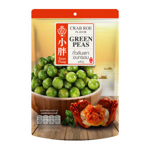 Xiaopang เสี่ยวปั้ง ถั่วลันเตา รสไข่ปู 90กรัม