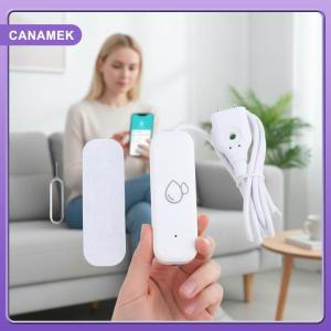 【CANAMEK】 Water Sensor Leakage Alarm Flood Leak Detector Smart Home APP Remote Control Smart Home Security Protection
