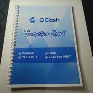 Gcash Transaction Record (Note Book size 60 pages)