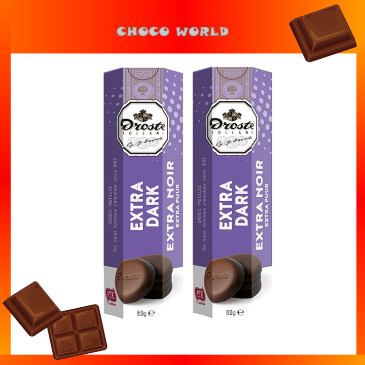 DROSTE 75% COCOA EXTRA DARK DOUBLE PACK 85G X 2 | Lazada
