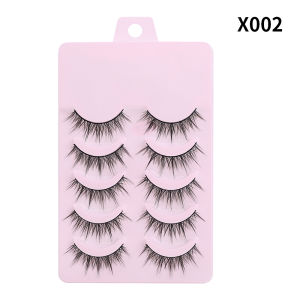 5 Pairs Lash Extension 3D bunch Japanese Fairy False Eyelashes Little Devil Cosplay