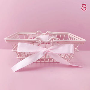 Fantic Mini Storage Basket Desktop Finishing Cosmetics Jewelry Storage For Girl Dormitory Desktop Organization Container Baskets