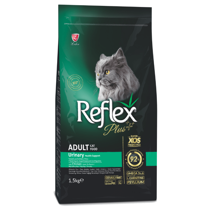 REFLEX PLUS Adult Cat Urinary With Chicken Dry Cat Food 1.5kg Lazada