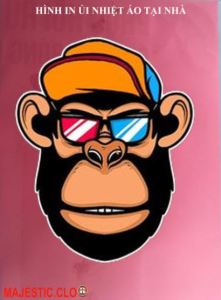 Hình ủi ép nhiêt-LogoKHỈ KINGKONG -ủi áo trực tiếp tại nhà rất đẹp--công nghệ in pet pet chuyển nhiệt ủi bằng bàn ủibàn là-MAJESTOC.CLO-LUCK