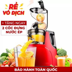Máy ép chậm chính hãng Nineshield KB-F8B - Máy ép HONGXIN- ép rau củ hoa quả máy ép chậm trái câyBảo hành 12 tháng