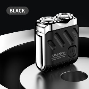 🔥【SG Ready Stock】🔥Portable Electric Shaver IPX7 Waterproof Rotary Dual Ring Electric Shaver Razor Mini Portable Razor