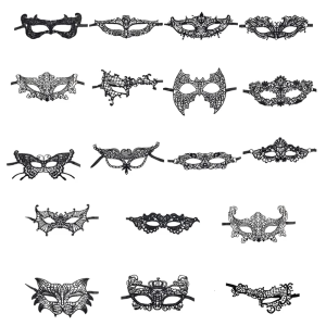 Masquerade Mask Womens Venetians Mask Half Face Mask Lace Eye Mask Cosplay Mask Party Mask for Halloween Carnival Party