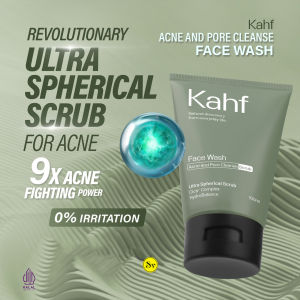 Kahf Acne and Pore Cleanse Face Wash 100ml Pembersih Wajah Kulit Wajah Jerawat Mengurangi Bekas Pori