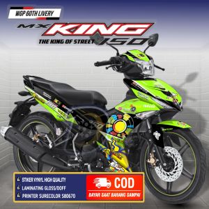 Stiker Motor Jupiter MX King 150 Striping Yamaha Mx King 150 Decal Mx King Sun Moon