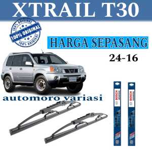 Wiper Blade Bosch Advantage Uk 24 - 16 Mobil Nissan Xtrail T30 Sepasang