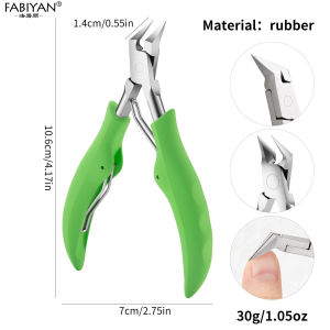 Nail Clipper Adult Thick Hard Nail Cutter Sharp Pointed Large Opening Embedded Nail Clipper Deep Nail Groove Trimming Nails Manicure Pedicure Tools