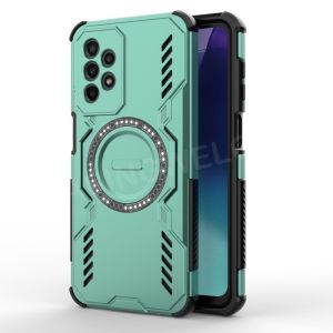 Phone Case For Samsung Galaxy A23 5G 4G Armor Magnetic Casing Shockproof Matte Hard Mesh Heat Dissipation Breathable Fall prevention Case Back Cover