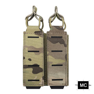 SINAIRSOFT Tactical LSR 9mm Magazine Pouch Double Mag Carrier MOLLE Pouch Laser Cut