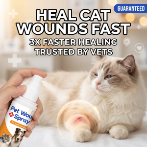 Pet Wound Spray OD Pet trauma spray Cat wound spray Dog wound spray Wound spray for dog Cat wound treatment Anti-Bacterial & Healing Minor Wound First Aid Ubat luka untuk kucing Ubat luka kucing spray Animal wound spray 宠物伤口喷雾 狗伤口喷雾