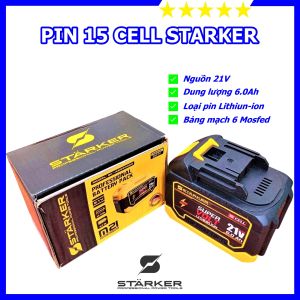 Pin 15 cell STARKER Đức chân pin phổ thông dùng cho nhiều loại máy mạch 6 Mosfed