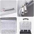 Fireproof Document Storage Bag,IPX4 Waterproof Document Storage Bag, Zipper Closure Safety Accessories,for Business Home. 