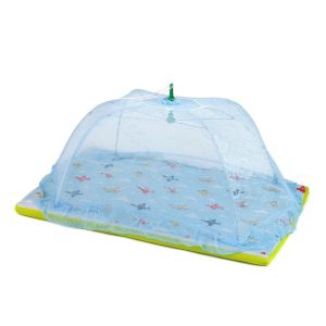 Màn chụp Mùng xếp thông minh dùng cho em bé made in việt nam khung thép chắc chắn