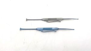 KITA Ophthalmic Schociet Double Ended Scleral Depressor Titanium or stainless steel Eye Surgery Instruments