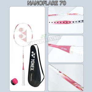 NANOFLARE 70 4U Full Carbon Single Badminton Racket  83g Made In Japan  [Freebie：1*Hand Glue1*String1*Bag](JP Version)