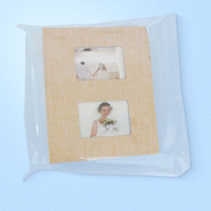200 pockets cloth cotton and linen window design gift Fabric material 4R album 4X6 family photo album