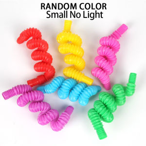 LED Deformation Telescopic Robot Toy Giraffe Cartoon Suction Cup giraffe Stretch Shape Light-up Toy