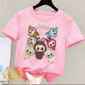 kaos anak labubu 1-12th bahan coton combad 30s
